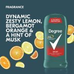 Degree Men Original Protection Antiperspirant Deodorant 48-Hour Sweat and Odor Protection Sport Antiperspirant For Men 2.7 oz, Pack of 6 (Package May Vary) - Image 5